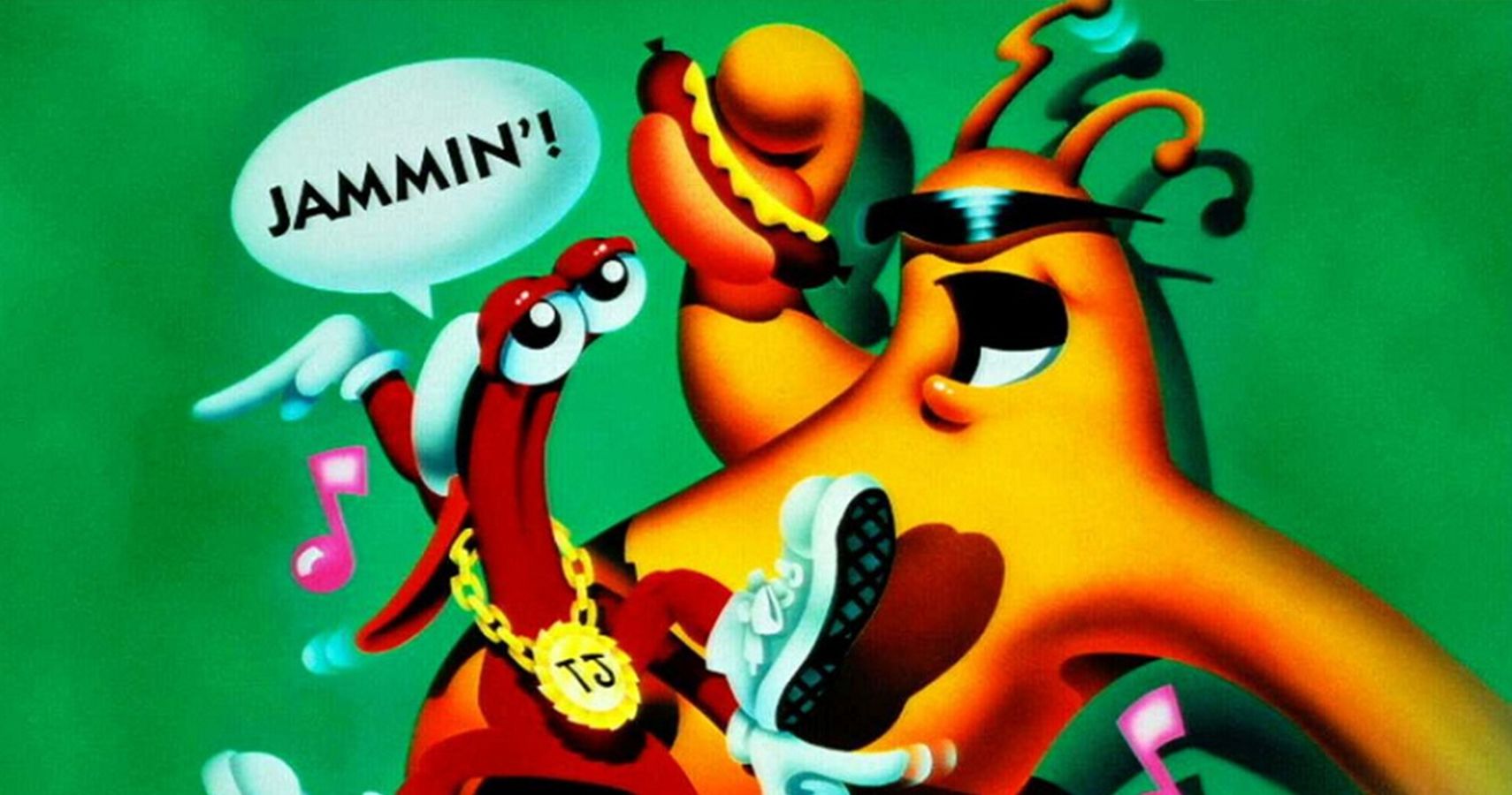 The iconic image from the ToeJam & Earl classic Sega game cover.