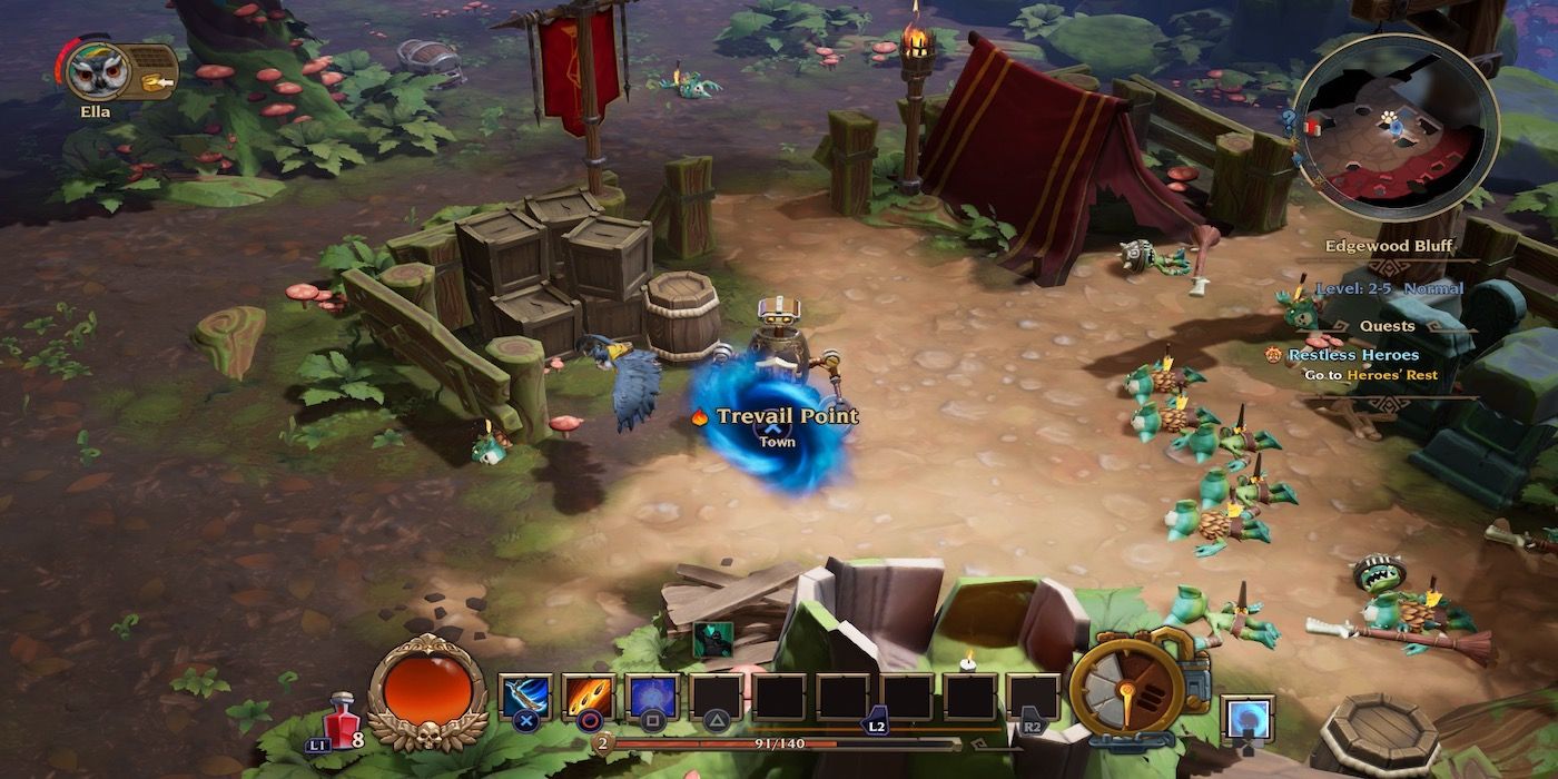 A gameplay screenshot from Torchlight III.