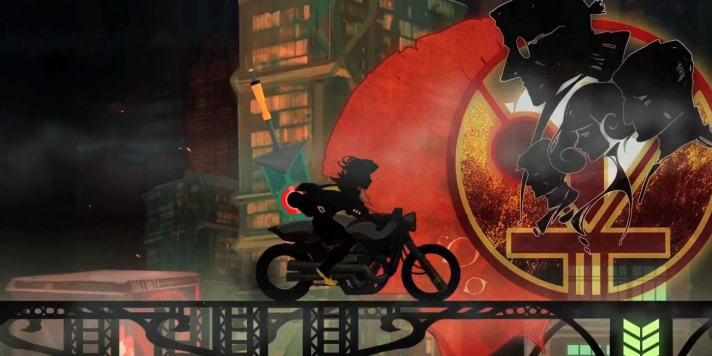 Transistor Red Riding Motorcycle