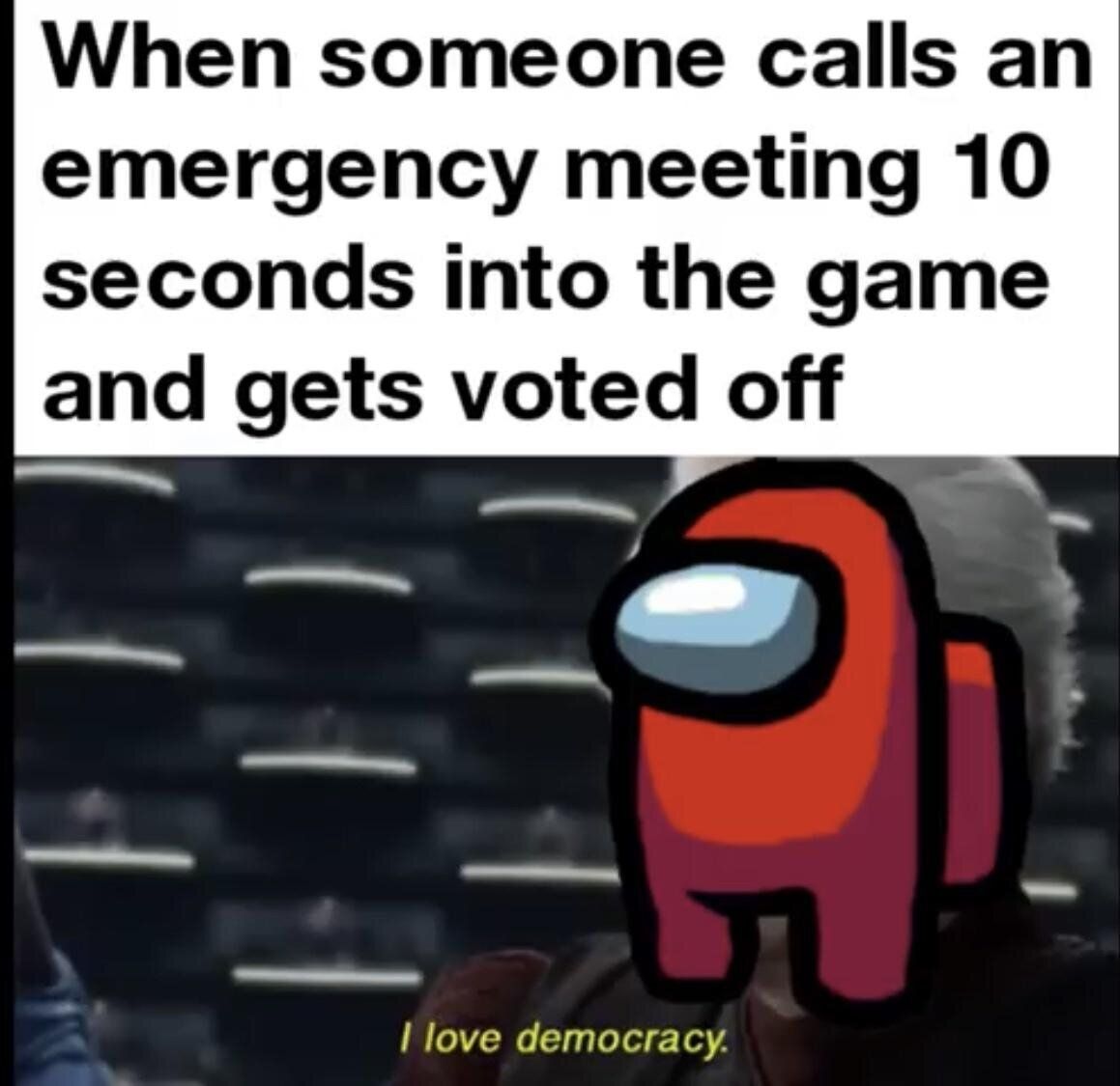 among us democracy meme