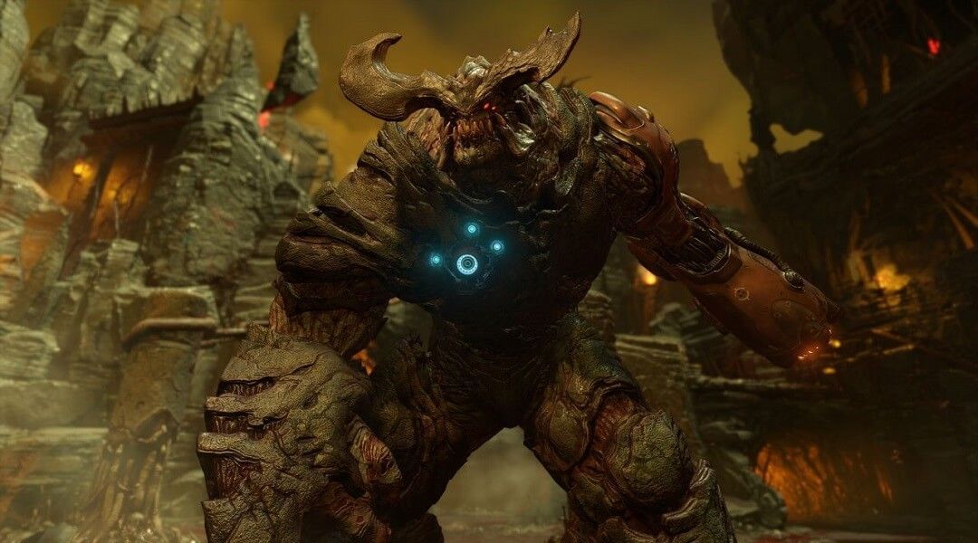 Doom 3 Boss battle