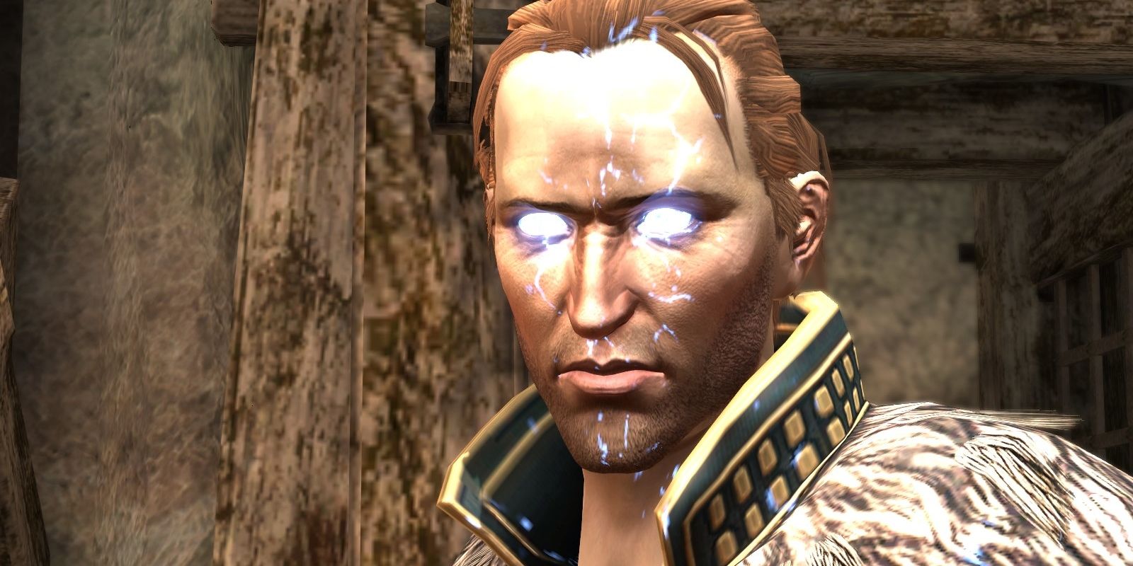 Anders possessed by Justice in Dragon Age 2