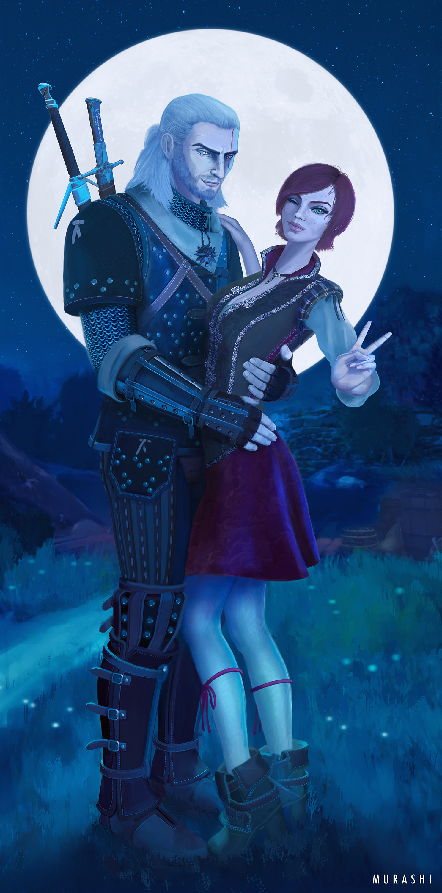 Geralt and Shani Together