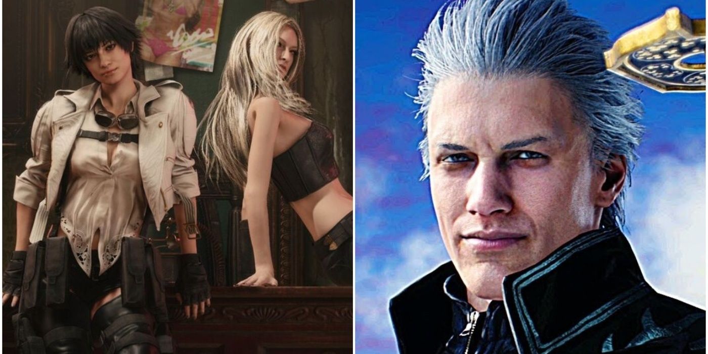 Devil may cry dante, Vergil and Trish