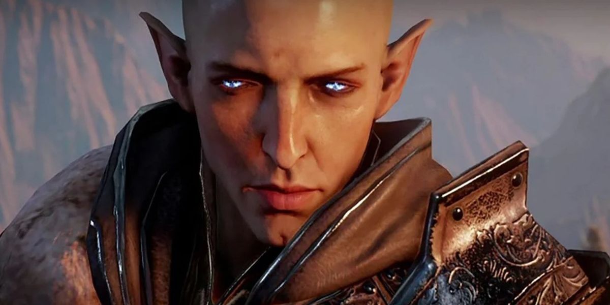 dragon age trespasser dlc solas with glowing eyes