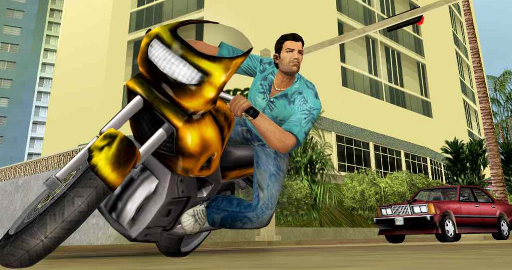 GTA Vice City Tommy on his bike