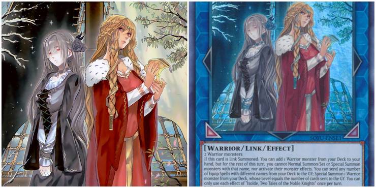 Yugioh isolde two tales of the noble knights