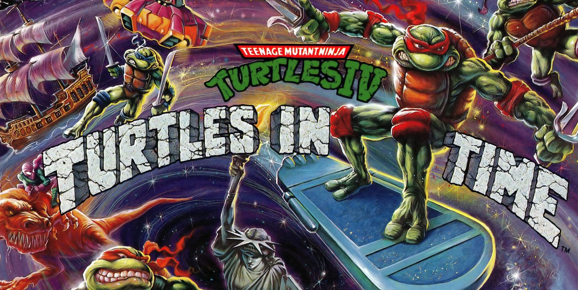 TMNT Turtles in Time RS Xbox 360 4 Player Co-op Stage 01 Big Apple, 3AM 