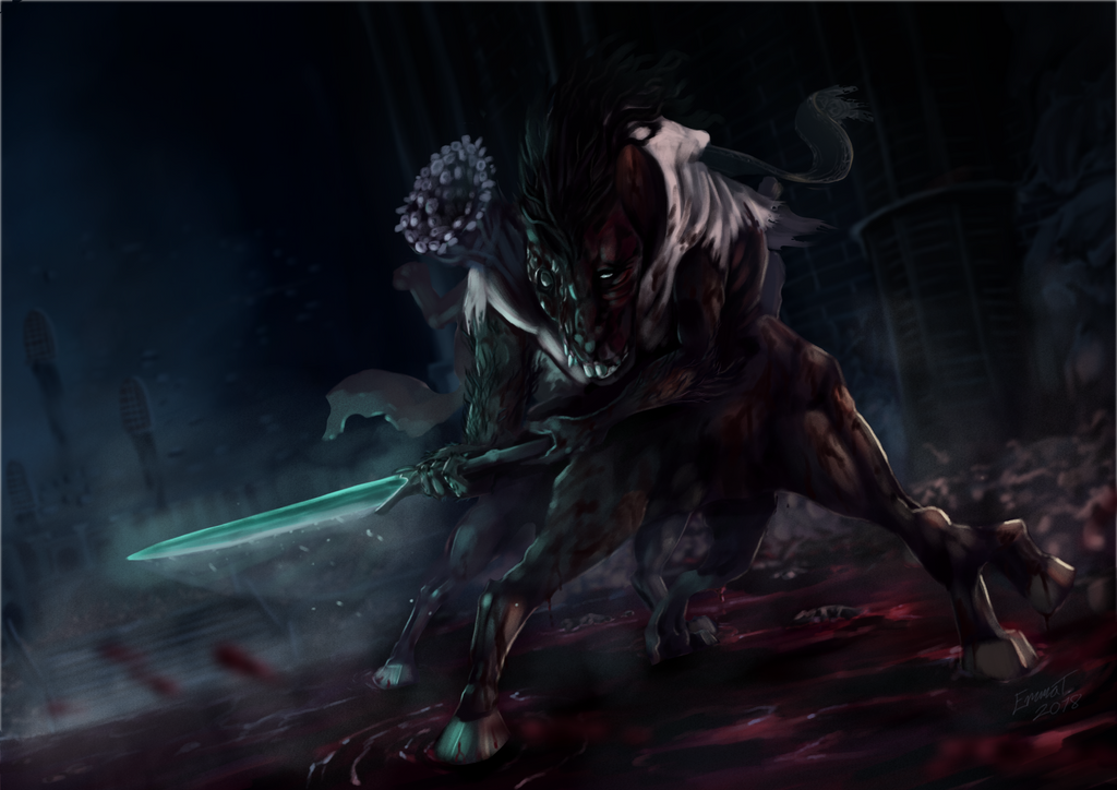 Bloodborne 10 Terrifyingly Terrific Pieces Of Fan Art   Ludwig The Accursed Memowlery 