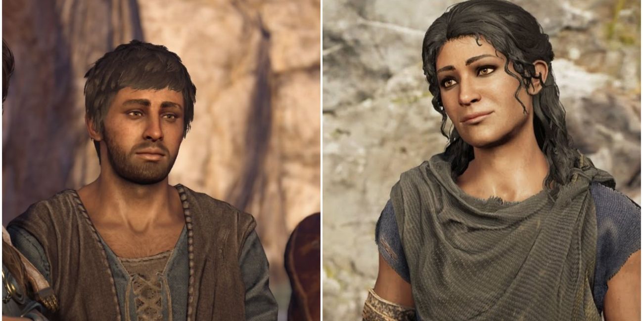 Natakas and Neema as they appear in Assassin's Creed: Odyssey
