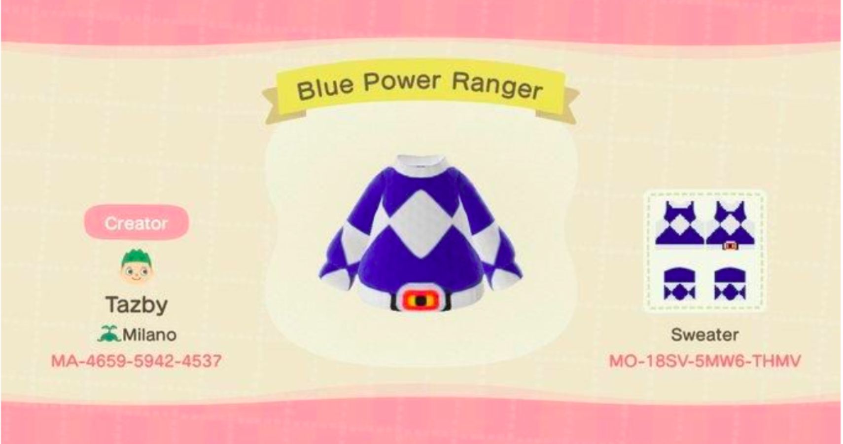power ranger blue