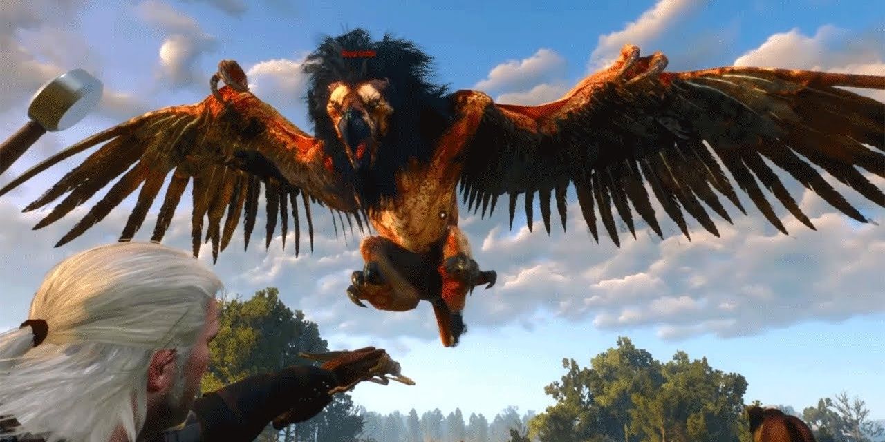 A griffin in the witcher
