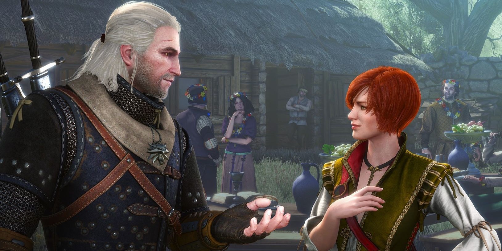 Shani and Geralt Talking