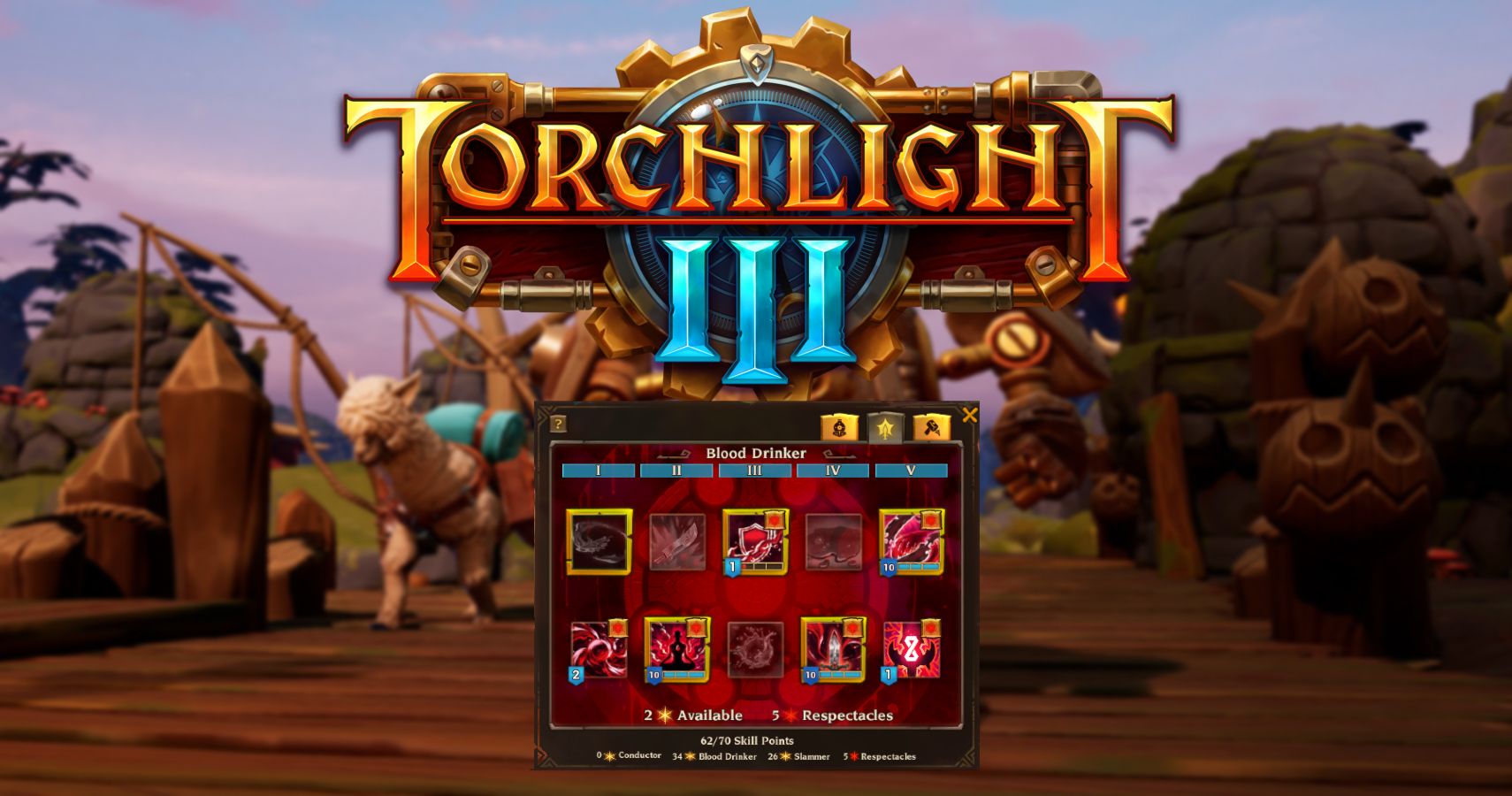 torchlight game skills