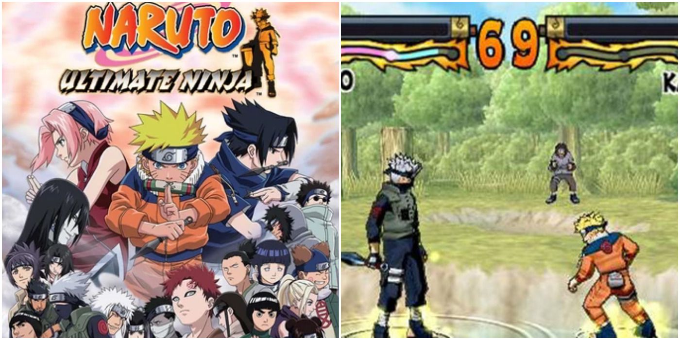 Naruto Ultimate Ninja art and screenshots