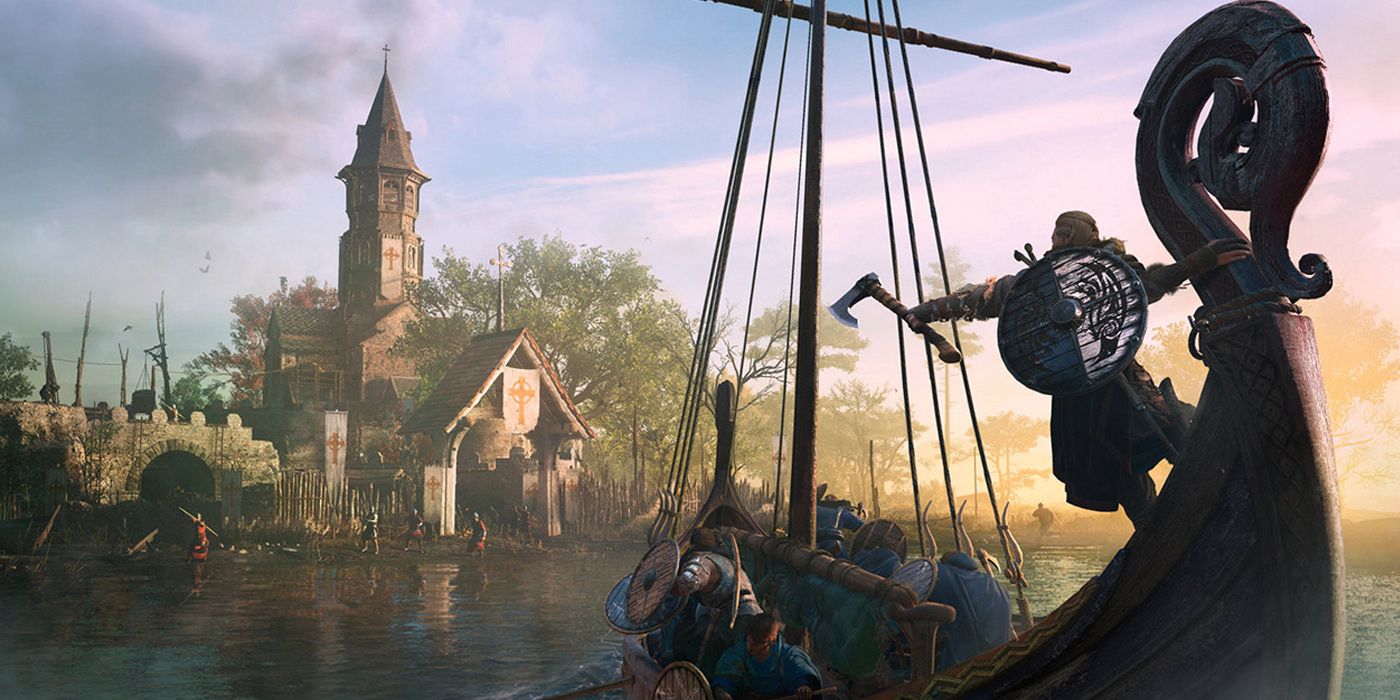 Assassin's Creed Valhalla: Eivor About To Start A Monastery Raid