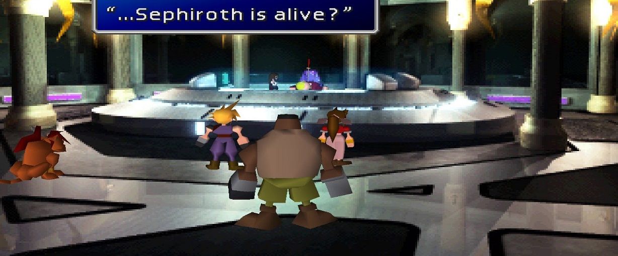 Final Fantasy VII Shinra HQ Cloud Barret Red XIII President Shinra