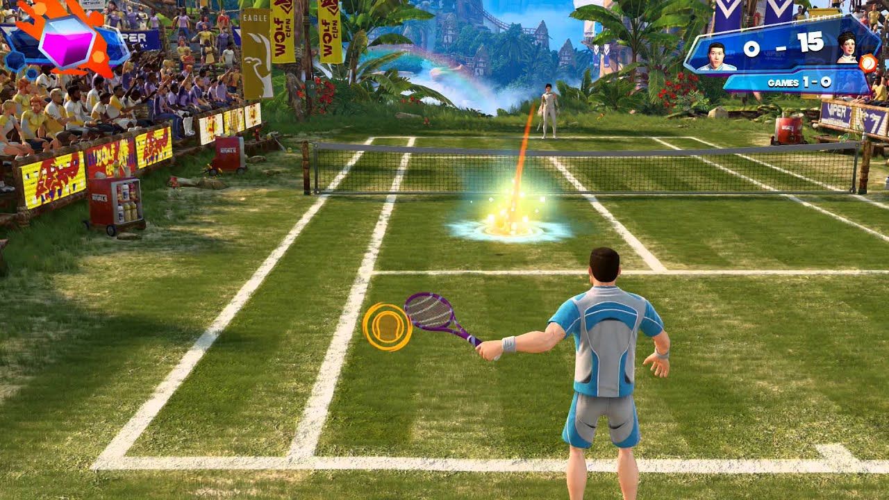 returning a power serve in Kinect Sports Rivals
