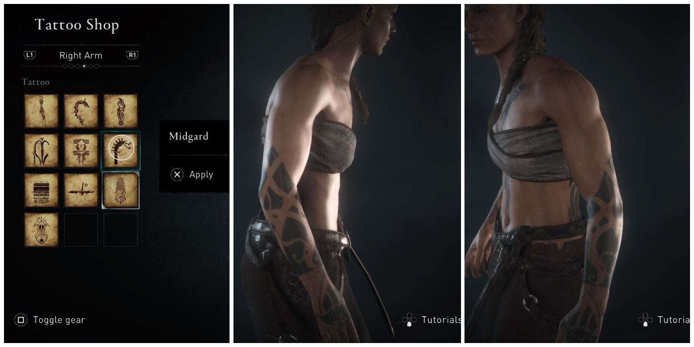 midgard arm tattoo in Assassin's Creed Valhalla