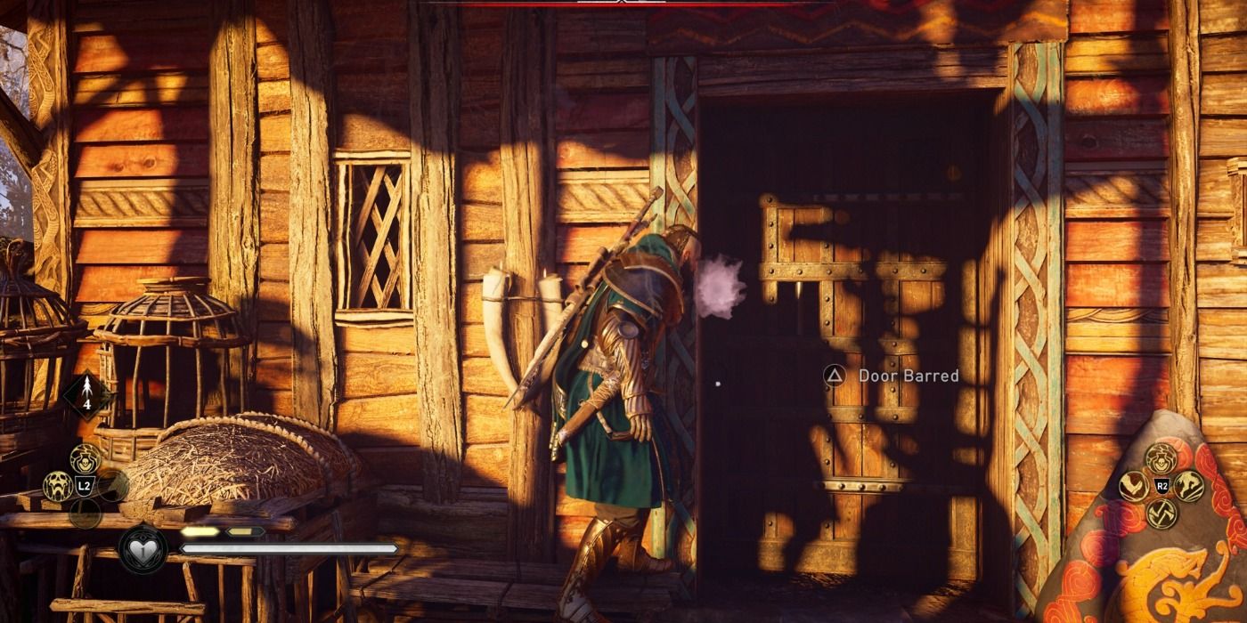 A barred door in Assassin's Creed Valhalla