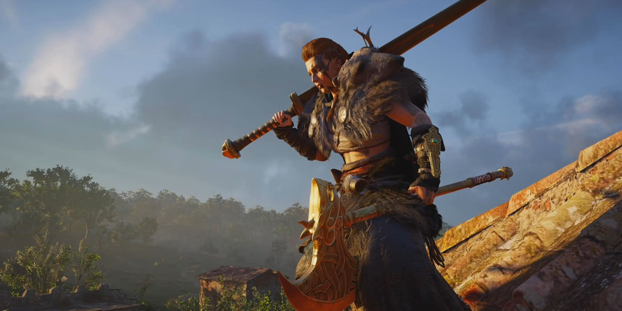Assassin's Creed Valhalla Eivor with sword