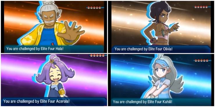Pokémon Sun and Moon - Elite Four & Champion (Alola League) 