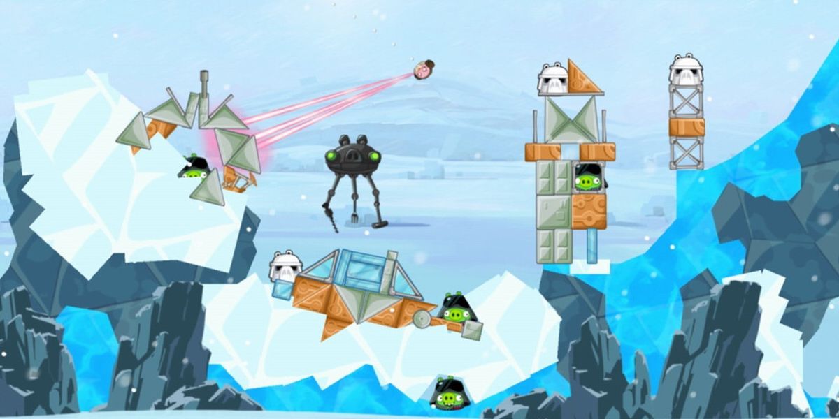 Angry Birds Star Wars Hoth Level