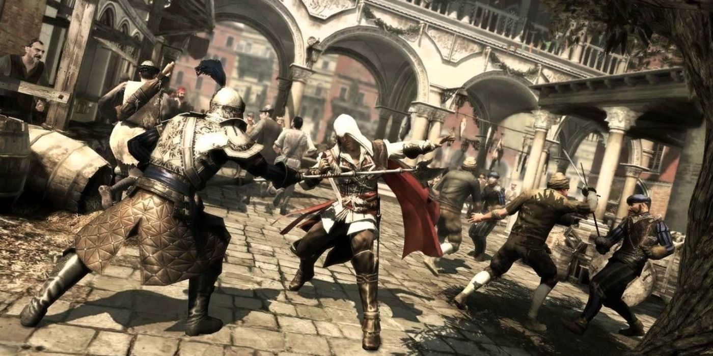 Shot Assassin's Creed 2 Ezio Fighting in Venice