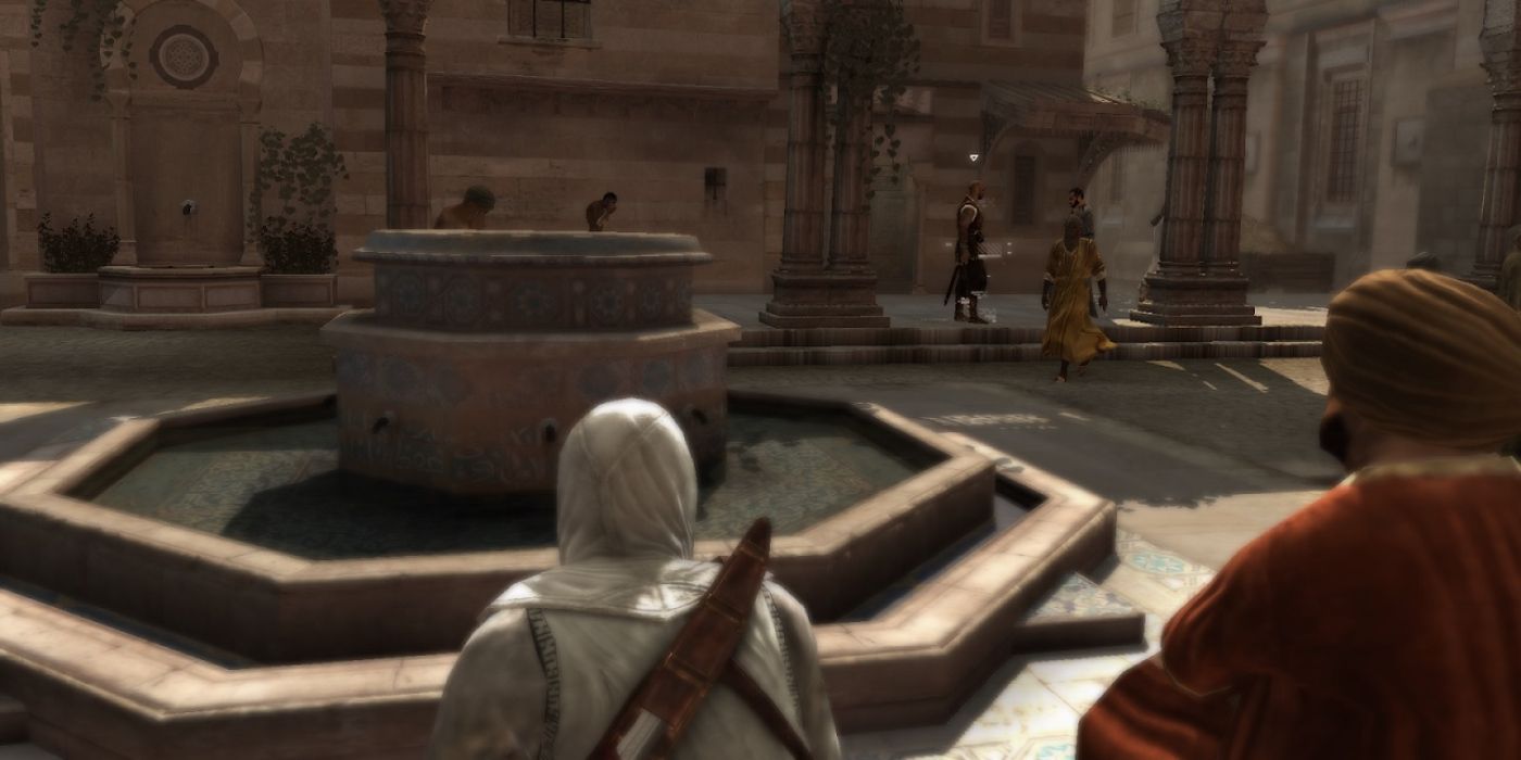 Screenshot Assassin's Creed Altair Eavesdropping on People