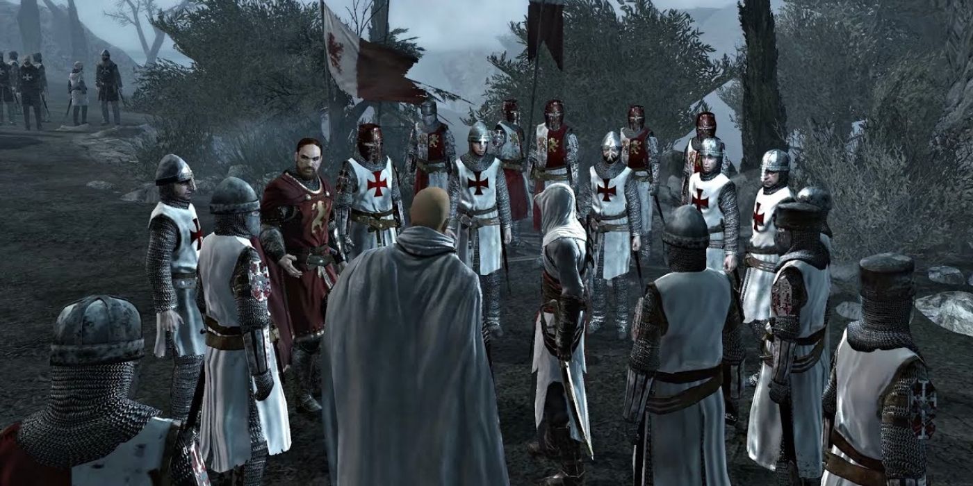 Screenshot Assassin's Creed Altair Surrounded By Templars