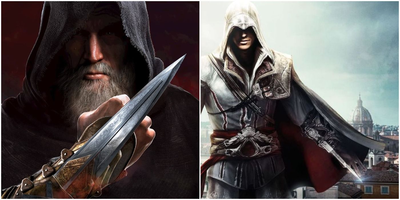 Assassin's Creed Characters Holding A Hidden Blade