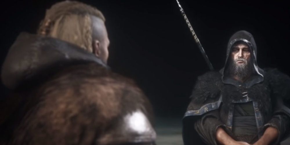 Assassins Creed Valhalla Eivor Speaking To Odin