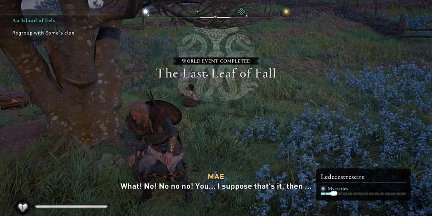 Assassin's Creed Valhalla Last Leaf of the Fall world event