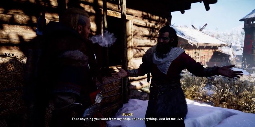 Assassins Creed Valhalla Sulke Begging For His Life