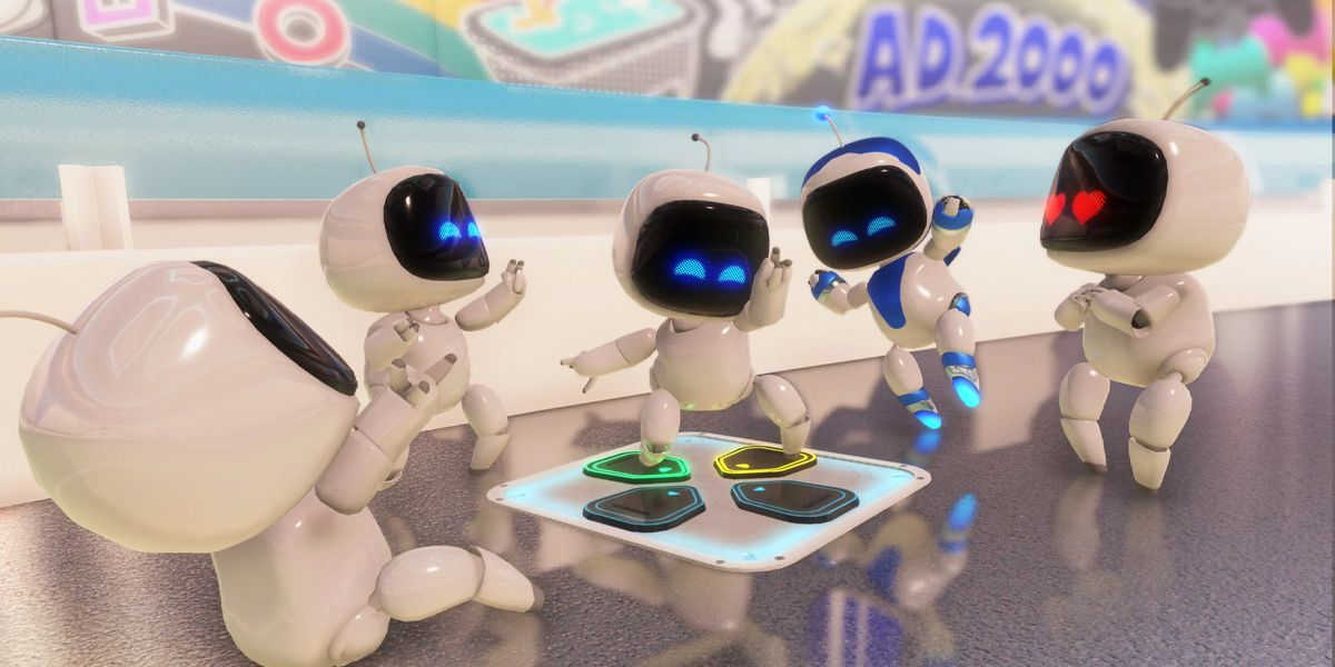 Astro's Playroom robots gathered together