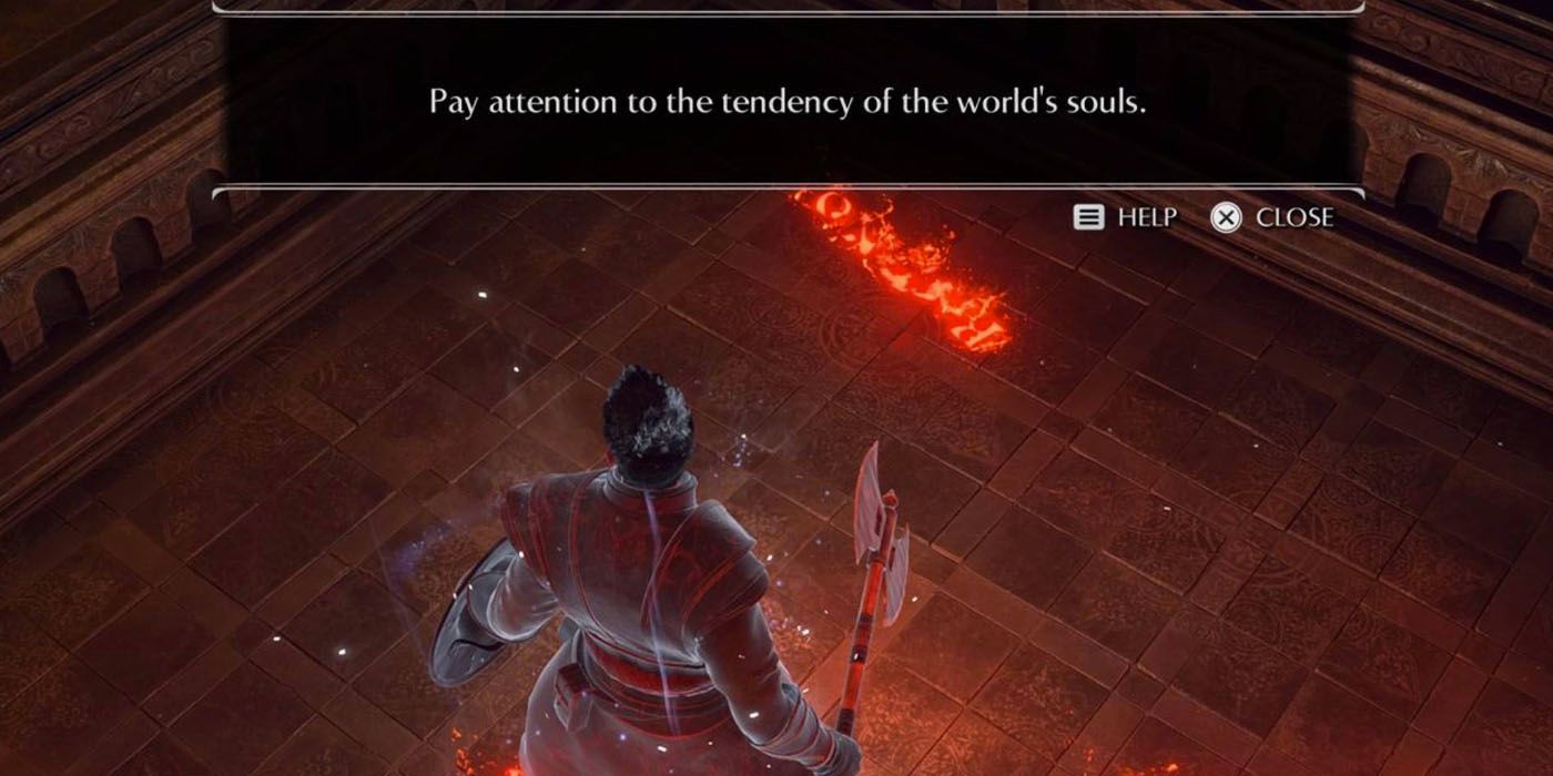 Demon's Souls Tendency Message