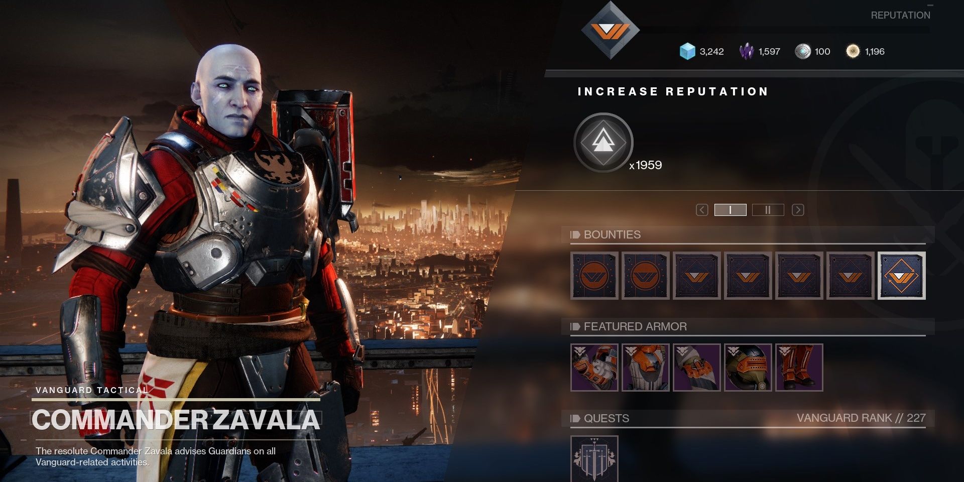 Destiny 2 Commander Zavala
