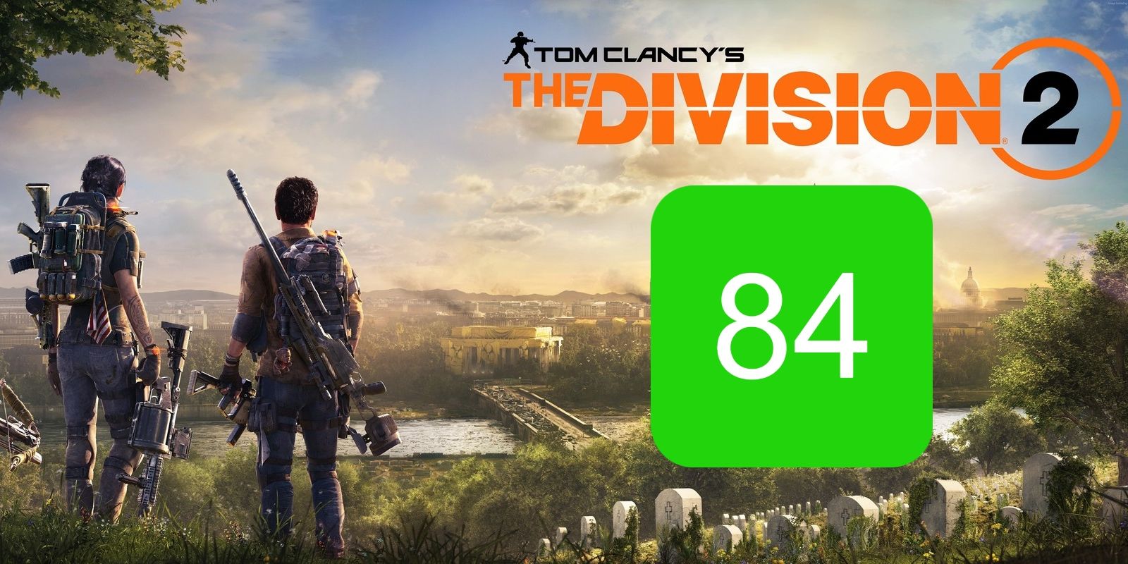 The Division2 Metascore for PC featuring the game's logo