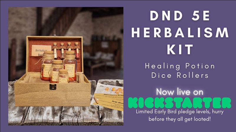 DnD 5E Herbalism Kit Kickstarter article image