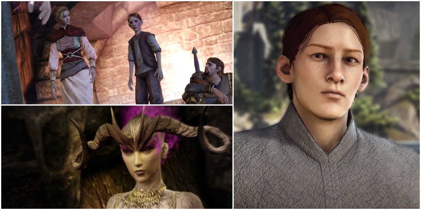 image of Connor from Dragon Age Inquisition and Dragon Origins next to a Desire Demon from Dragon Age Origins