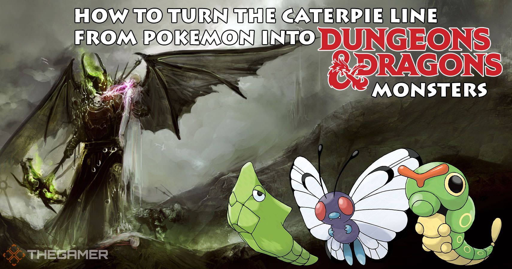 How To Turn The Caterpie Line From Pokemon Into D&D Monsters