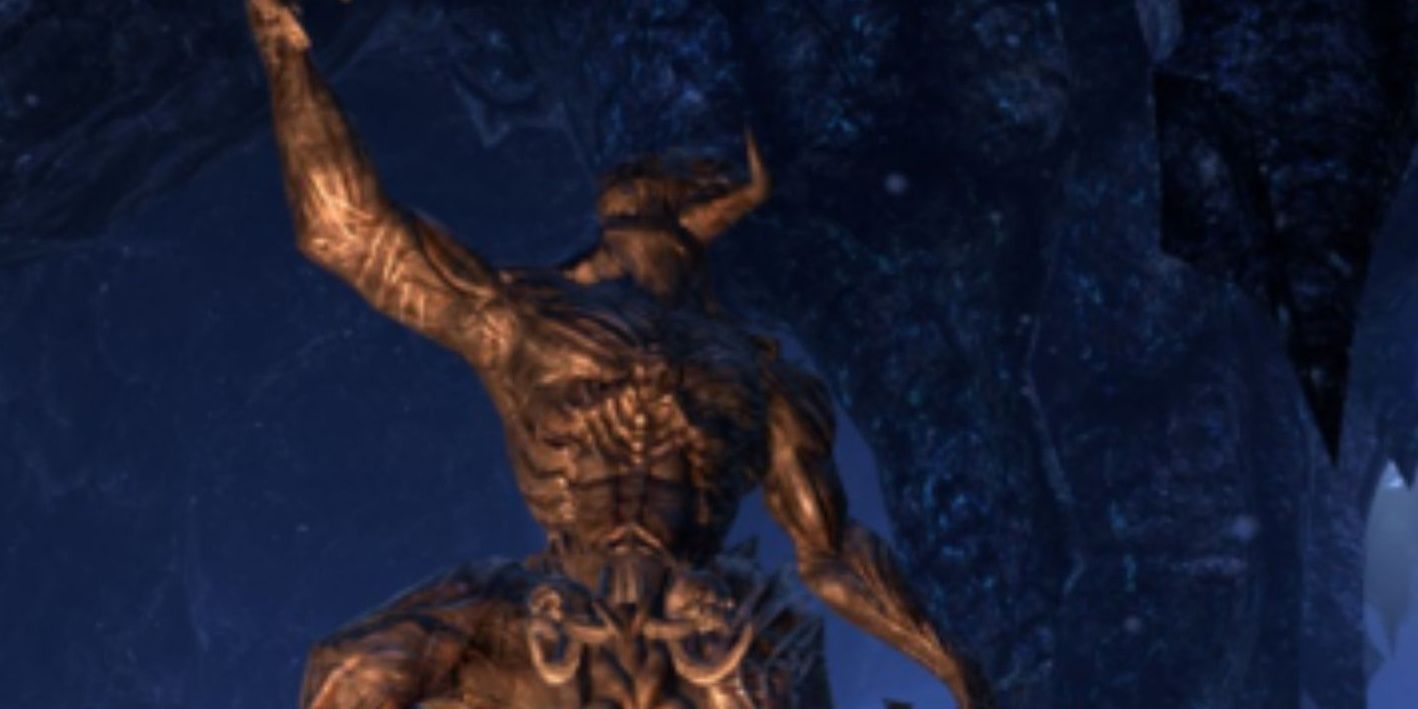 Molag Bal statue from the Elder Scrolls Online