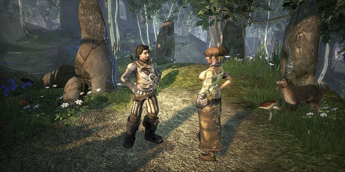 Fable 2's protagonist tries to impress a girl