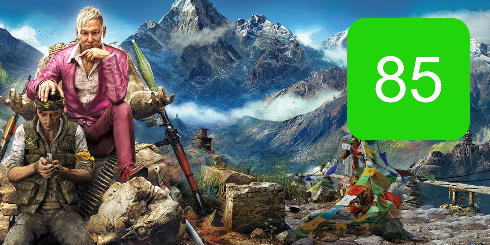 Far Cry 4 Metascore for PC, featuring Pagan Min