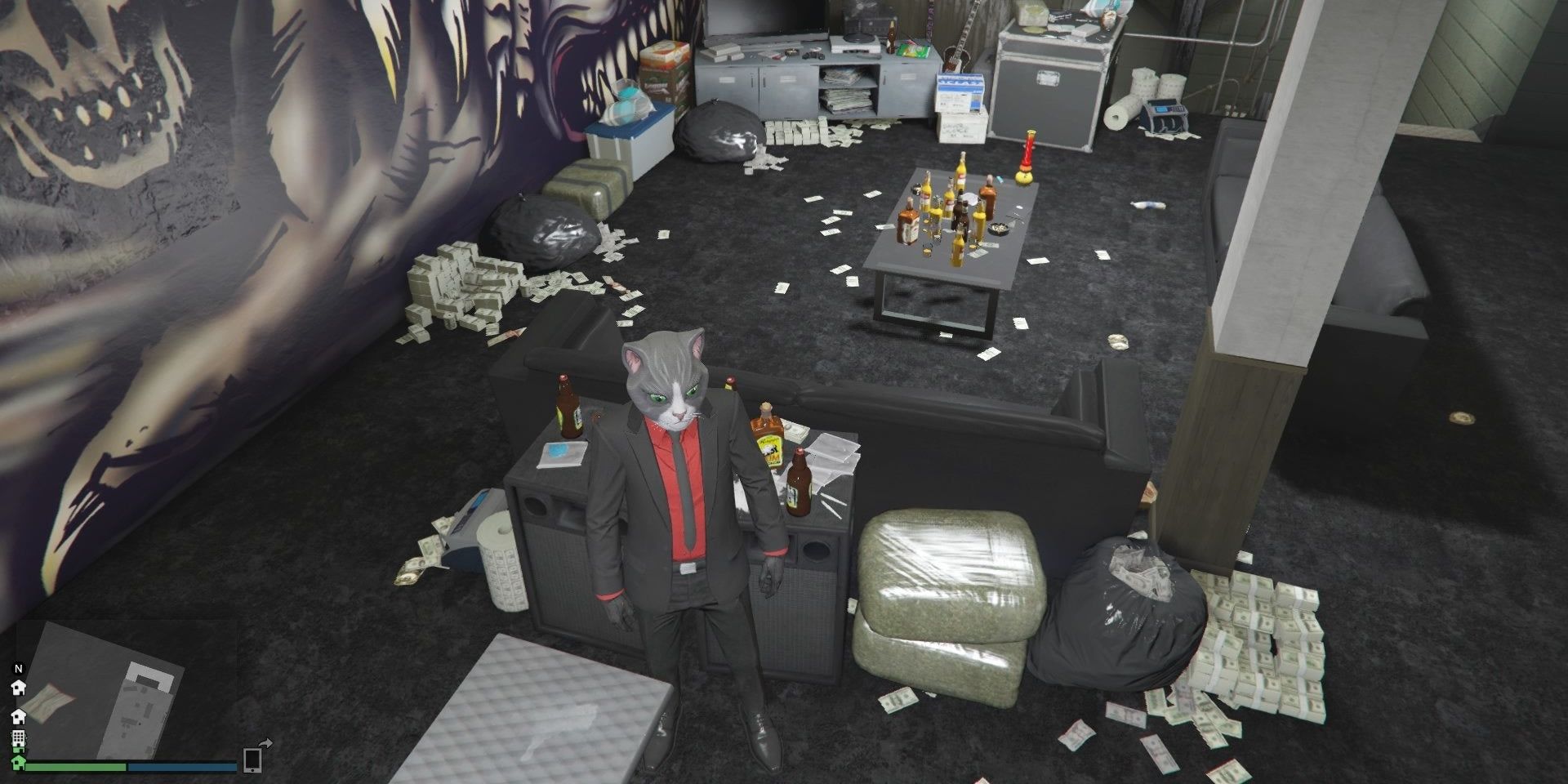 A clubhouse in GTA Online