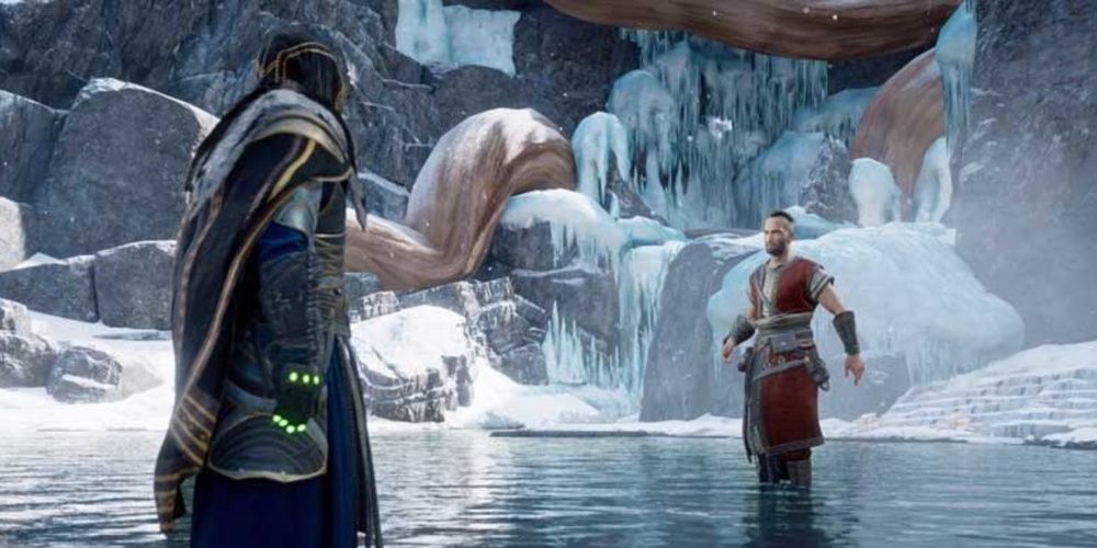 Loki faces off against Odin in Assassin's Creed Valhalla