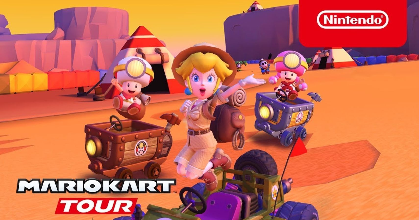 Mario Kart Tours Sunset Tour Now Live Introduces Explorer Peach And Offroader Kart 8744