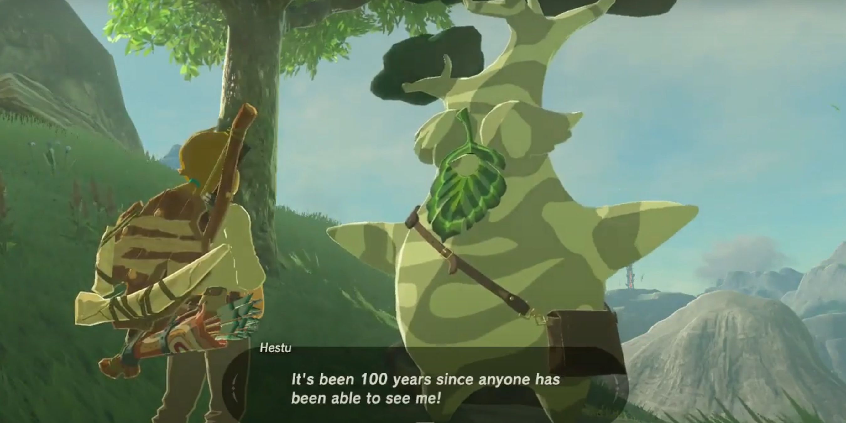 Meeting Hestu for the first time BOTW