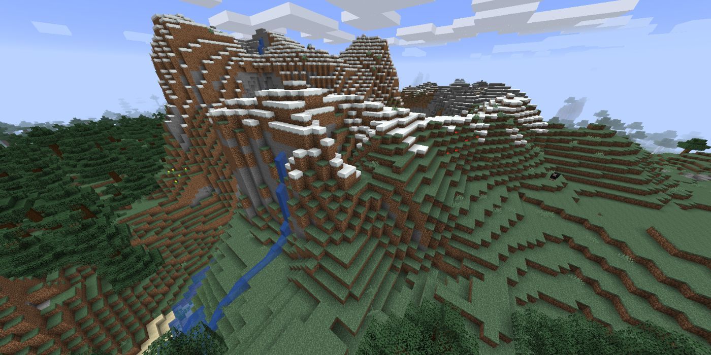 Minecraft mountain biome