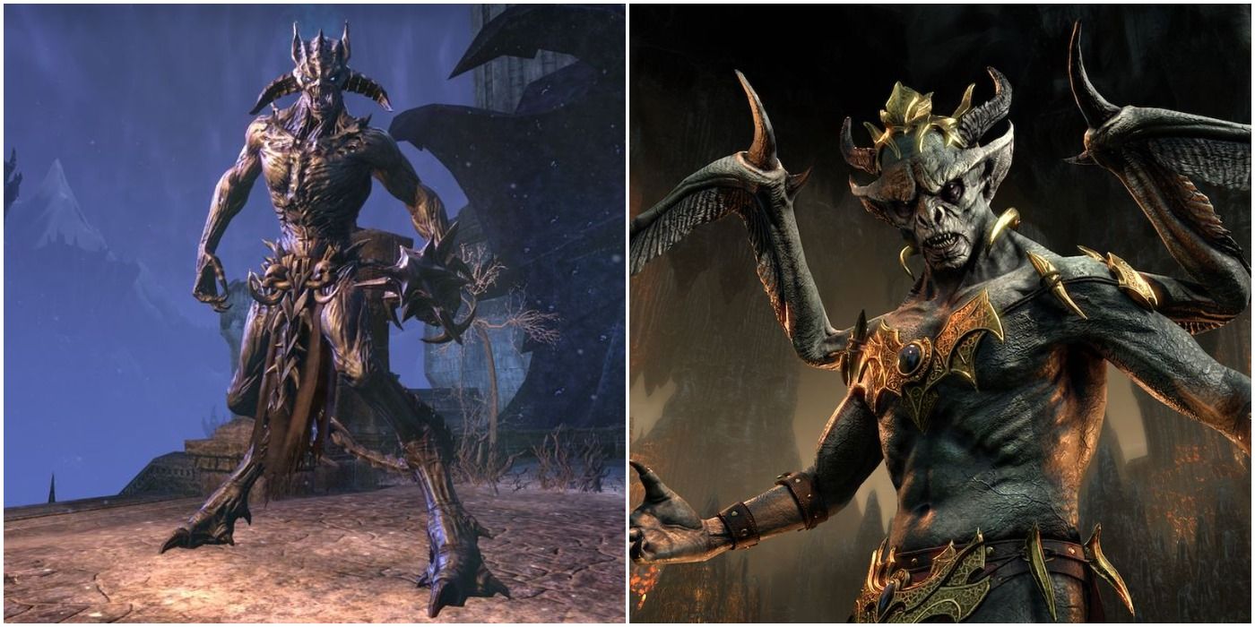 Molag Bal and Vampire Lord from Elder Scrolls Online